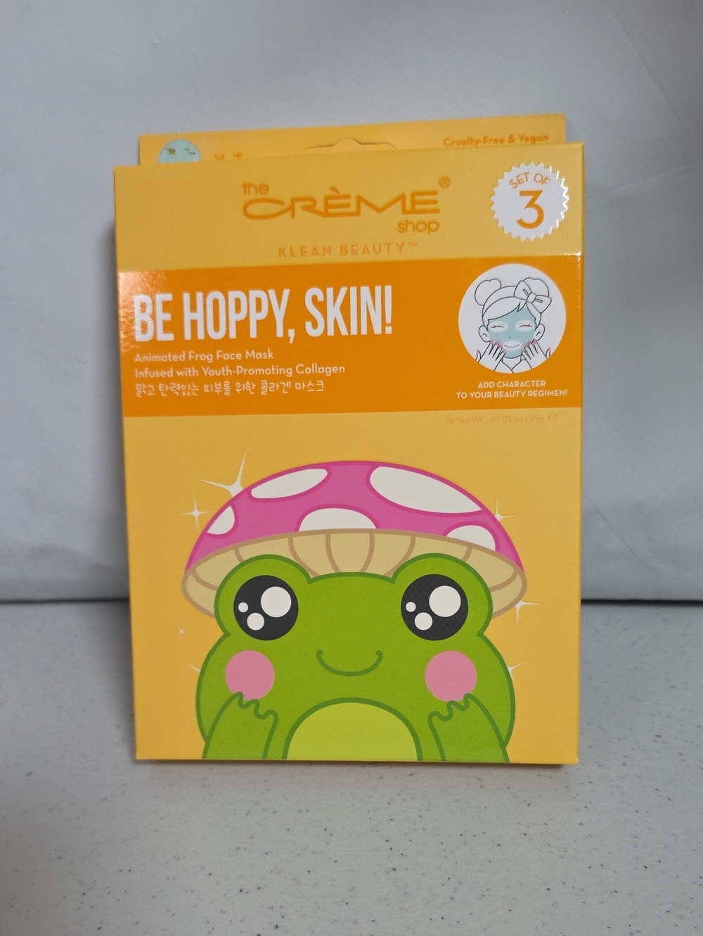Be‎ Hoppy, Skin! Animated Frog Face Mask